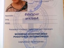 Pierwszy ratownik w historii szkoły!