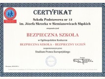 Trzynastka Bezpieczną Szkołą !!!