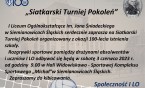 Śniadek zaprasza na Jubileuszowy Turniej Siatkówki