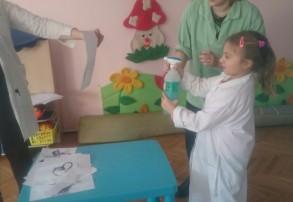 Laboratorium w przedszkolu nr 9