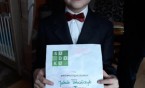 GRATULACJE DLA JAKUBA Z SZÓSTEJ KLASY