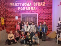 Klasa 3a w Centrum Edukacji Przeciwpożarowej.
