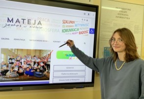 Mateja w programie "Aktywna tablica"