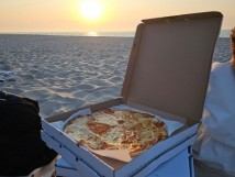 Basen, zakupy, pizza i zachód słońca...tak wczoraj słoneczka spędziły czas w Jastrzębiej Górze!
