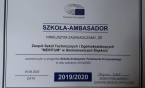 Tytuł „Szkoła Ambasadorem Parlamentu Europejskiego” po raz trzeci dla ZSTiO MERITUM