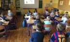 Teatr telewizji w klasach drugich. Tym razem ,,Kopciuszek”.