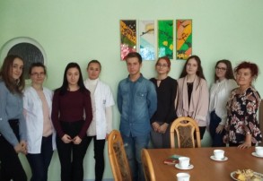 Wizyta wolontariuszy z ZS2 w hospicjum