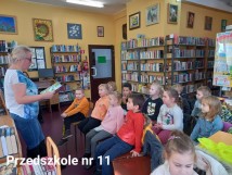 9 listopada dzieci z grupy "Sarenki" z Przedszkola nr 11 wybrały się do pobliskiej biblioteki,…