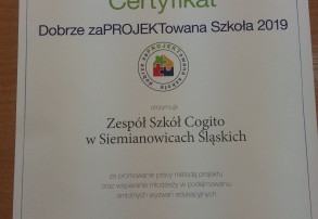 "Dobrze zaPROJEKTowana Szkoła 2019" to Cogito