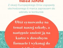 Konkurs Logopedyczny - Rymowanie na zawołanie!