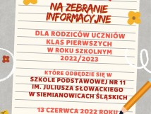 Uwaga Rodzice przyszłych pierwszaków!