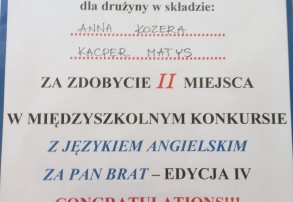 Uczniowie SP6 z językiem angielskim za pan brat