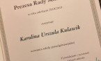 Stypendium Prezesa Rady Ministrów dla Karoliny