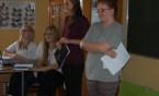 Prelekcja studentek Uniwersytetu Medycznego