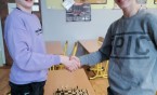 Zwycięzcą szkolnego turnieju szachowego został Gracjan Chmielewski z 8b! Gratulacje!