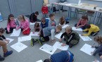 Klasa 1a na warsztatach dotyczących Wody ...naszego wielkiego skarbu, w siemianowickich…