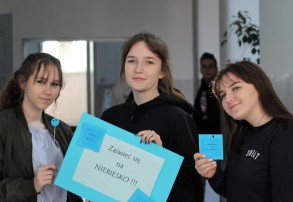 Akcja "Zaświeć się na niebiesko" w Śniadku i GM4