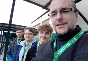 Dziennikarze z I LO znów na stadionie
