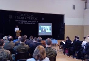 Śniadek na I Wojewódzkiej Konferencji Klas Mundurowych