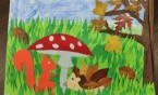 Rozstrzygnięcie konkursu plastycznego ,,Jesienny Parasol”.