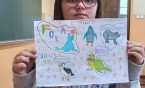 Ciągle zdalnie i ciągle twórczo..Arktyczne plakaty klasy 3a