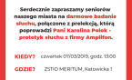 Między pokoleniowi zapraszają na badanie słuchu w Meritum
