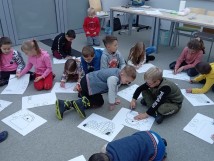 Klasa 1a na warsztatach dotyczących Wody ...naszego wielkiego skarbu, w siemianowickich…