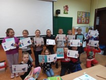 Klasa 3a dziś ukończyła pomyślnie kurs Niesamowitego Świata Higieny Jamy Ustnej!!