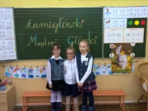 III miejsce w międzyszkolnym konkursie "Łamigłówki Mądrej Główki" z Szkoły Podstawowej nr 4