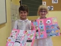 Jesienne lapbooki w wykonaniu uczniów klasy 1a