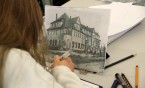 Artyści ze Śniadeka i lekcje rysunku na Politechnice Krakowskiej