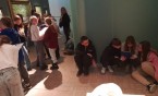 Nasi Uczniowie podczas zajęć w Muzeum Śląskim w Katowicach.
