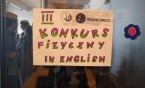 Uczniowie SP 6 uczestnikami konkursu "Fizyka in English"