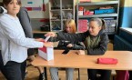 Wybory na przewodniczącego szkoły.