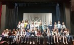 Klasy drugie w teatrze i na warsztatach teatralnych.