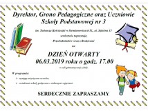 ZAPRASZAMY na DZIEŃ OTWARTY
