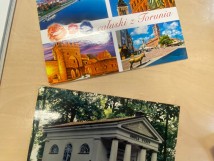 Pierwsze kartki z projektu "Wirtualne podróże"