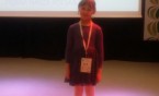 Alicja Parzentny jako reprezentantka w XXI Regionalnym Konkursie Recytatorskim