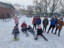 Klasa 3b doskonaliła umiejętności matematyczne w terenie