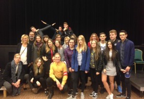 Mateja w SCK na spektaklu Teatru Domino