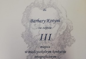 Uczniowie SP 1 mistrzami ortografii!