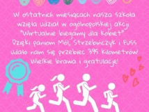 Wirtualny bieg dla kobiet
