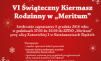 VI Świąteczny Kiermasz Rodzinny w "Meritum"