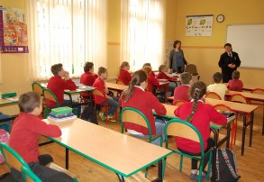 Spotkanie ze Strażą Miejską w SP 13