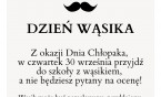 Dzień Chłopaka - DZIEŃ WĄSIKA
