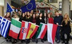 Mateja wita gości projektu "Erasmus +"