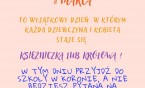 8 marca - samorząd uczniowski zaprasza do zabawy