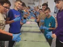 Pierwszy dzień w Węgierskiej Górce klas 6a i 7a