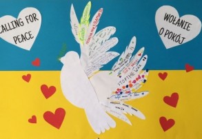 Ogólnoświatowy projekt ambasadorów Etwinning „Calling for peace” w SP 11