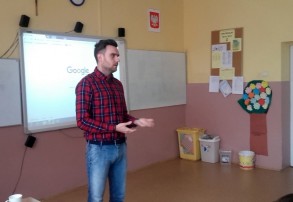 Niezwykły gość w Gimnazjum nr 8